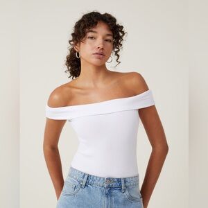 Cotton On Mia Off The Shoulder Bodysuit